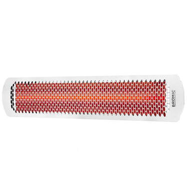 Bromic Heating Tungsten Smart-Heat 44-Inch 4000W Dual Element 277V Electric Infrared Patio Heater - White - BH0420012-277